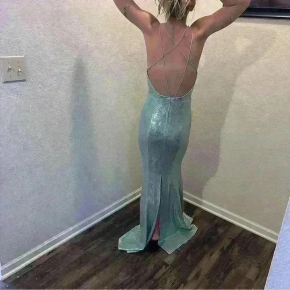 Mint Speechless Prom Dress Size 5 NWT - Picture 3 of 4